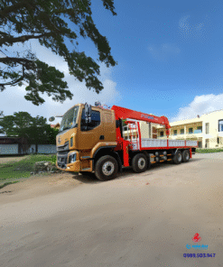 XE CHENGLONG 4 CHÂN H5 GẮN CẨU KANGLIM 12 TẤN
