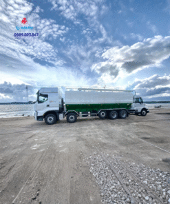 XE BỒN CHỞ CÁM 34 KHỐI CHENGLONG 5 CHÂN