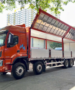 XE TẢI 4 CHÂN CHENGLONG H5 THÙNG KÍN CÁNH DƠI 9.9M TẢI 17.6 TẤN